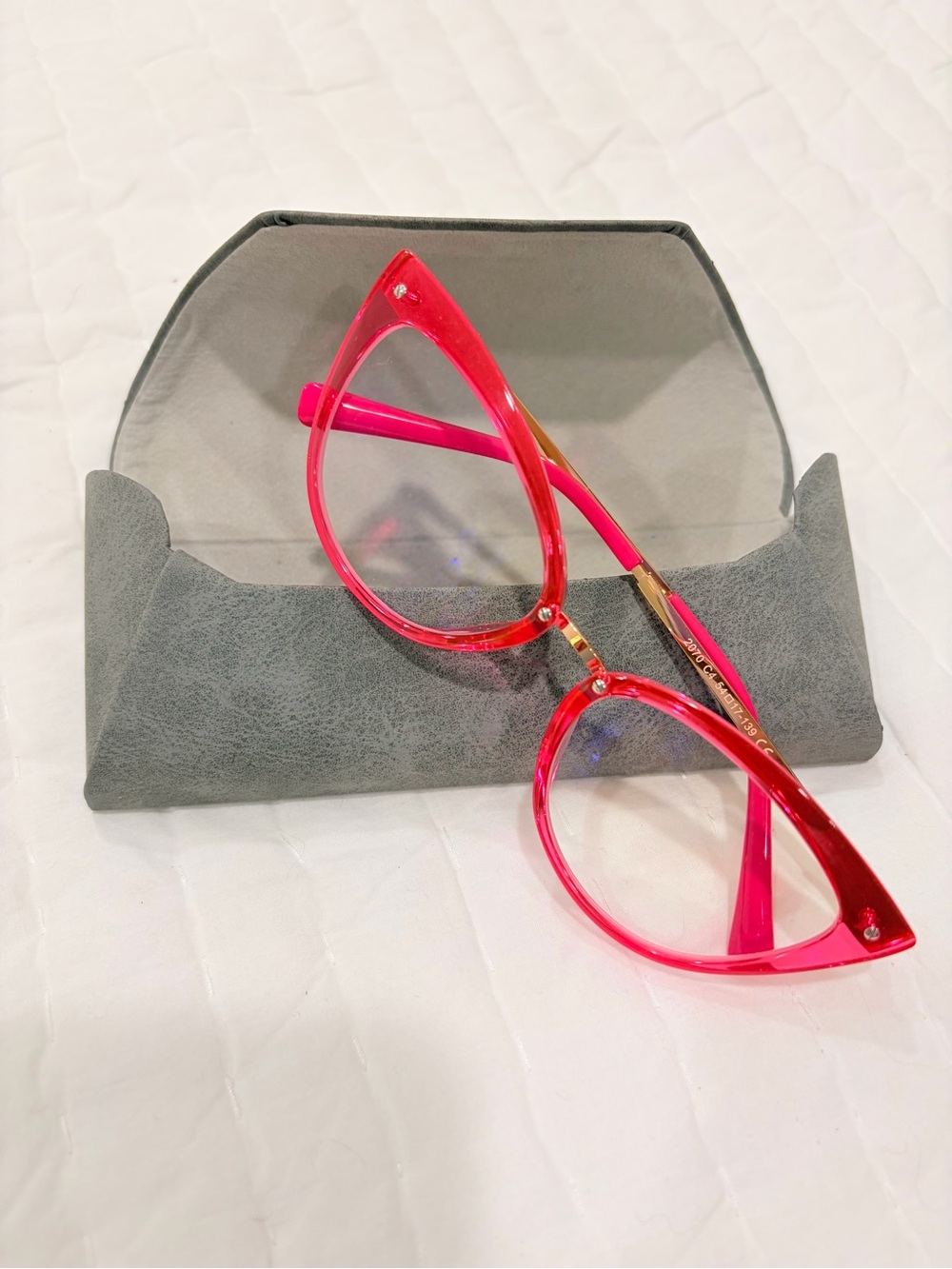 Pink Cat-Eye Fashion Glasses - Women's Accessories